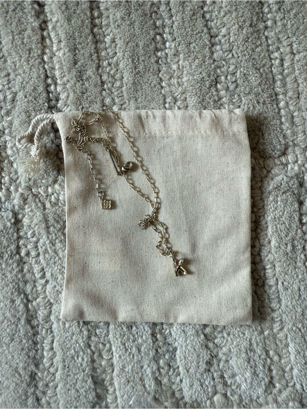 Kendra Scott “K” necklace